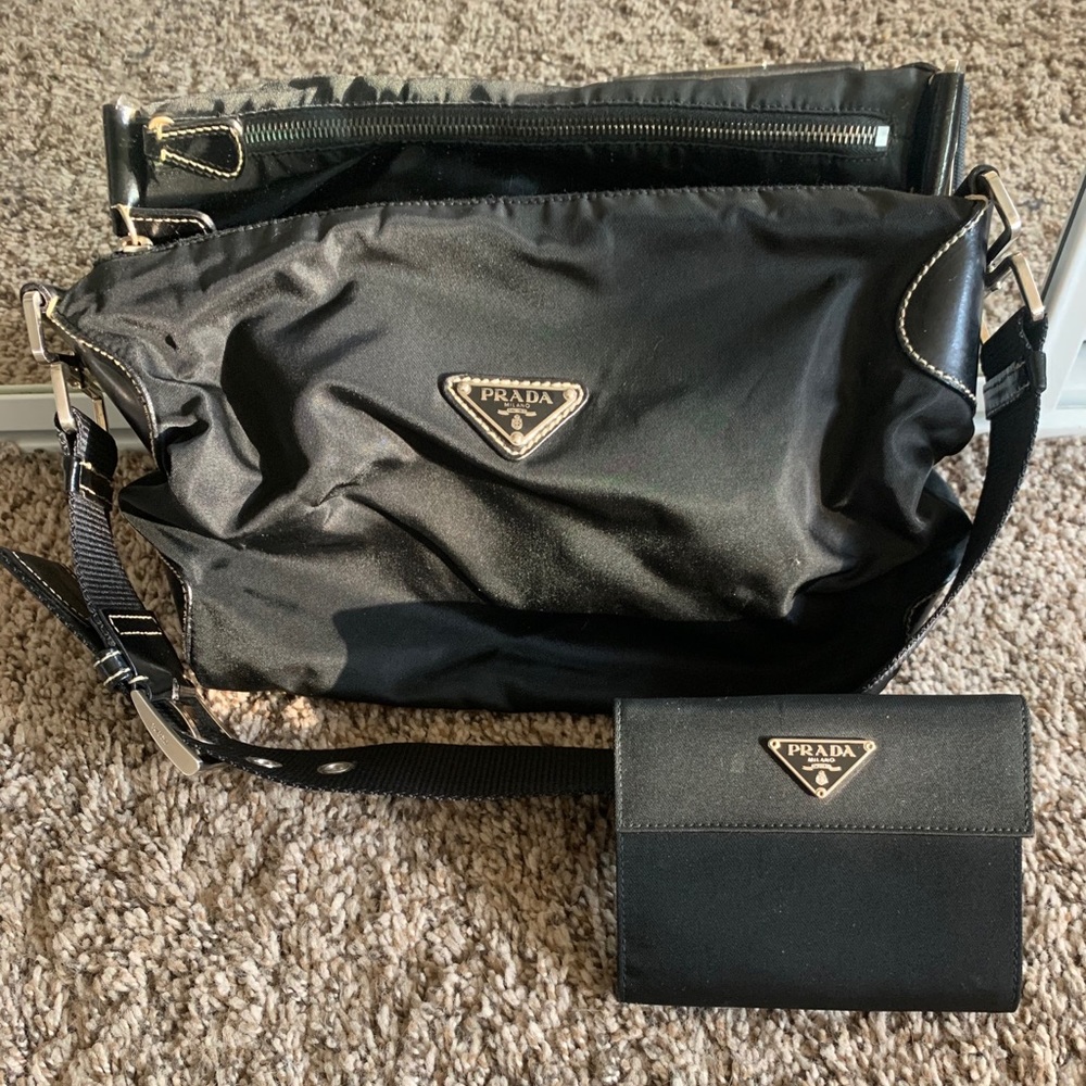 PRADA purse with matching wallet
